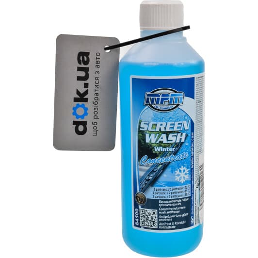 Концентрат омывателя MPM зимний -45 °С цитрусовый (0,5 л)