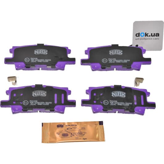 PN1498 NiBK Гальмівні колодки