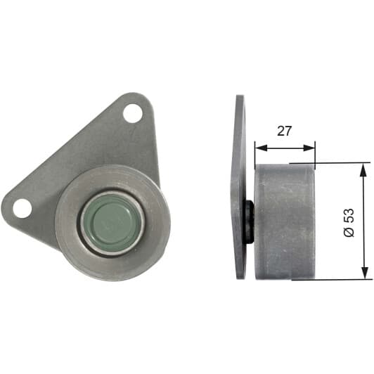 T42097 Gates Обвідний ролик ременя ГРМ