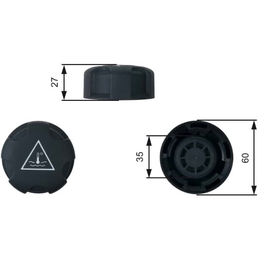 RC247 Gates Кришка бачка охолоджувальної рідини