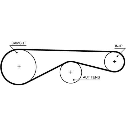 5704xs Gates Ремень ГРМ