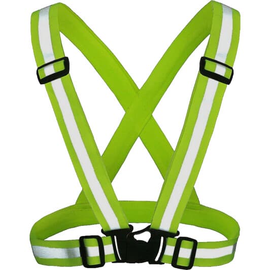 Жилет светоотражающий Lavita зеленый ременной