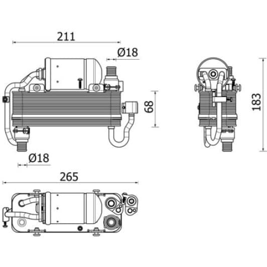 ac960000p Mahle Осушувач кондиціонера