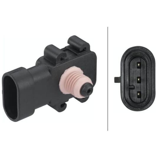 6PP 009 400-431 Behr Hella Датчик тиску системи впуску