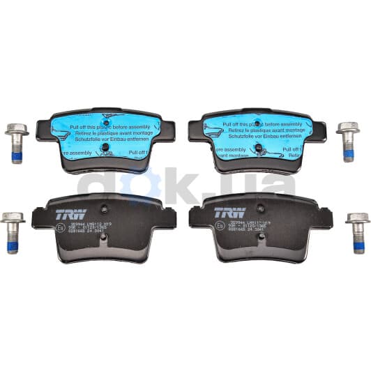 GDB1665 TRW Тормозные колодки