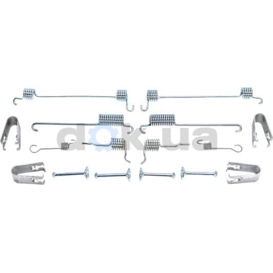 1070024 Kamoka Монтажний комплект барабанних гальмівних колодок