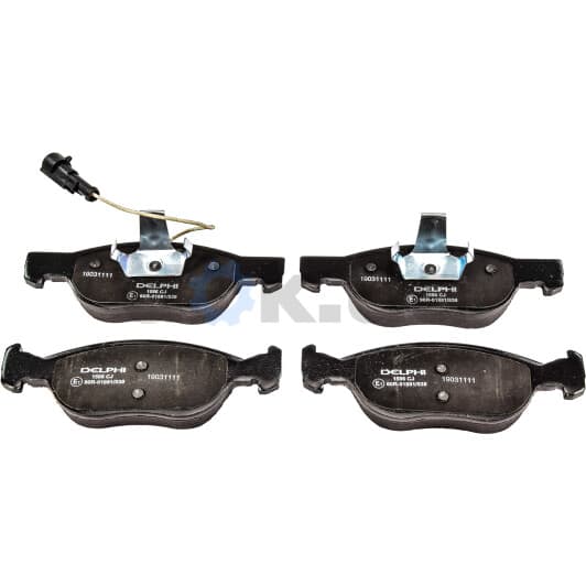 LP1586 Delphi Тормозные колодки