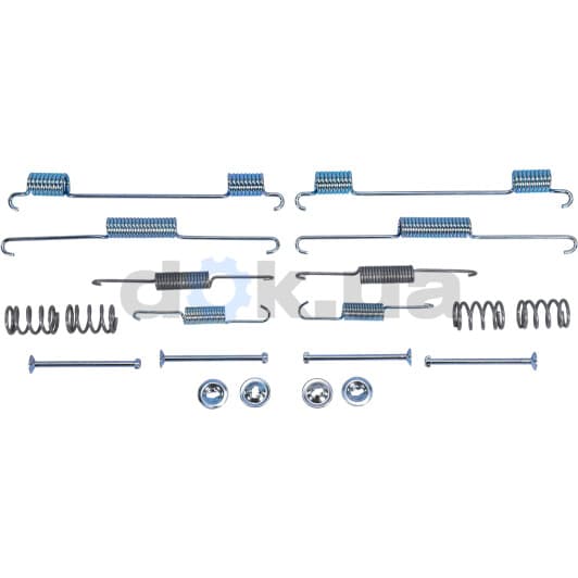 105-0817 Metzger Монтажный комплект барабанных тормозных колодок