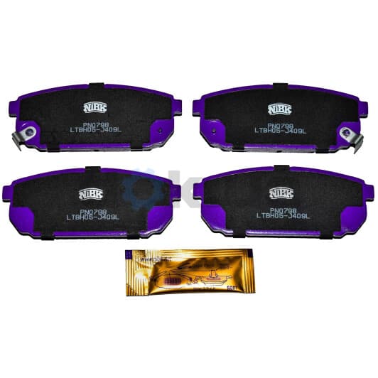 PN0798 NiBK Тормозные колодки для Kia Sorento