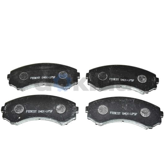 0401V75F Febest Гальмівні колодки