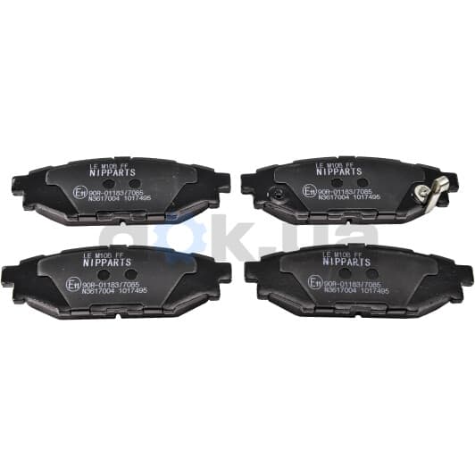 N3617004 Nipparts Гальмівні колодки