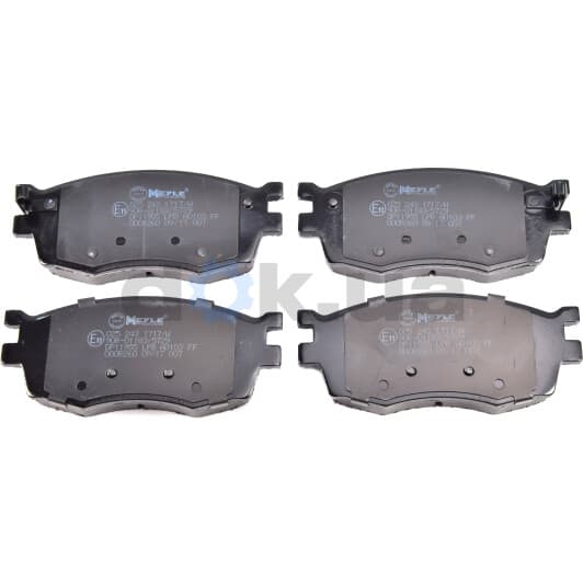 025 243 1717/W Meyle Тормозные колодки
