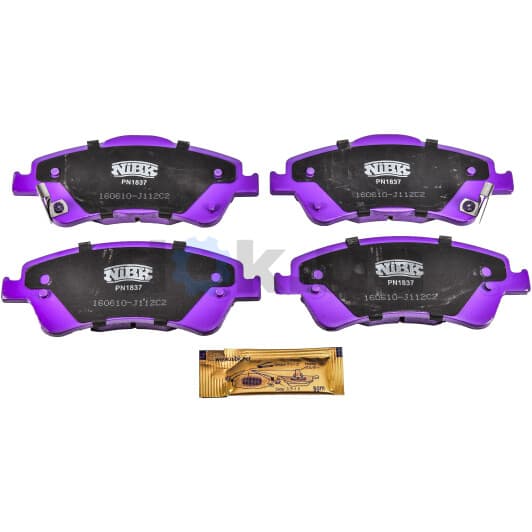 PN1837 NiBK Тормозные колодки