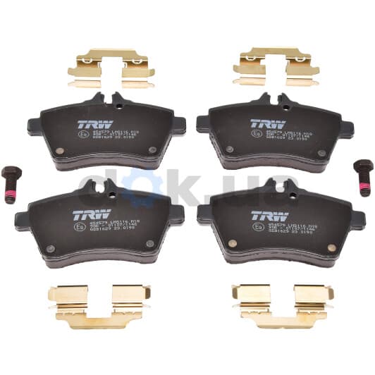 GDB1629 TRW Тормозные колодки для Mercedes A-Class