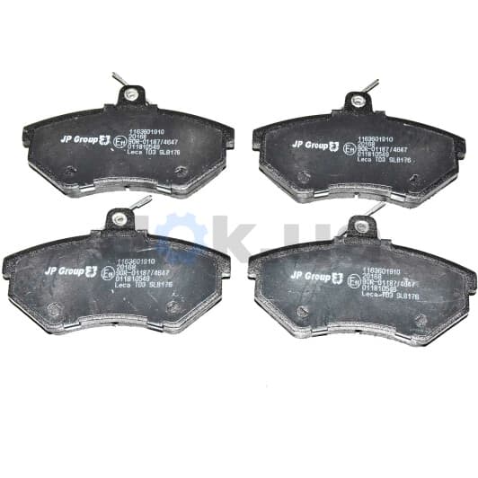 1163601910 JP Group Тормозные колодки