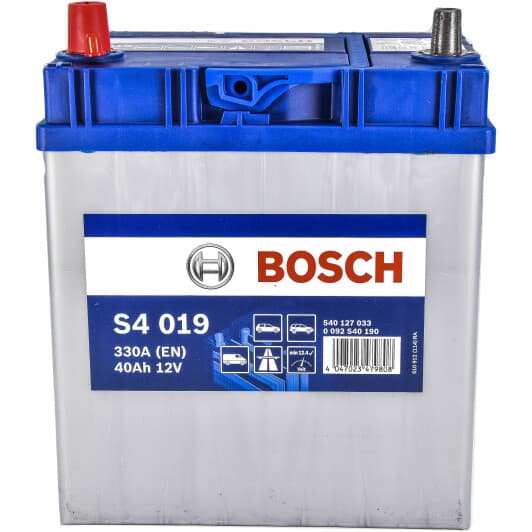 Аккумулятор Bosch 6 CT-40-L S4 Silver 0092S40190