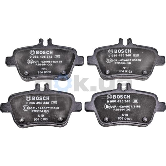 0 986 495 348 Bosch Гальмівні колодки