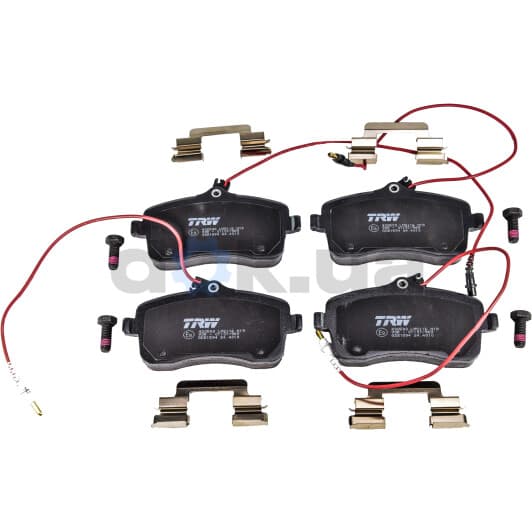 GDB1594 TRW Тормозные колодки для Peugeot 407