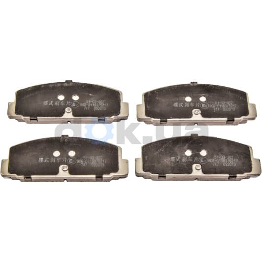 51-03-302 Ashika Гальмівні колодки