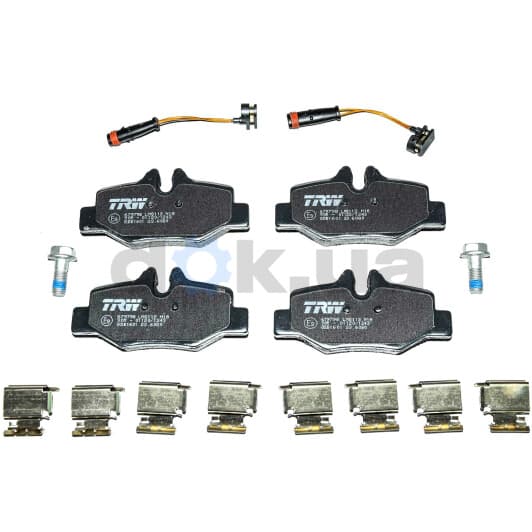 GDB1601 TRW Тормозные колодки