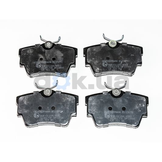 B110870 Denckermann Тормозные колодки