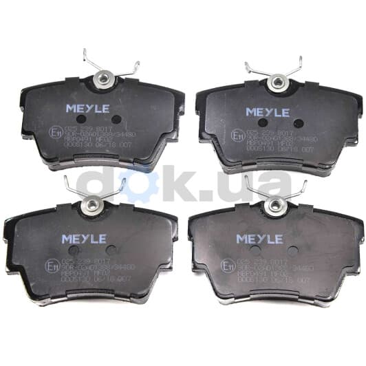 025 239 8017 Meyle Тормозные колодки
