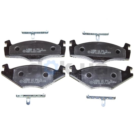 20887 20 702 00 Breck Тормозные колодки