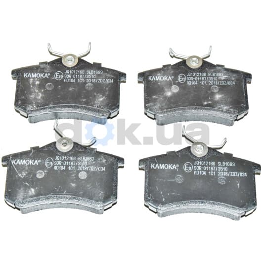 JQ1012166 Kamoka Тормозные колодки