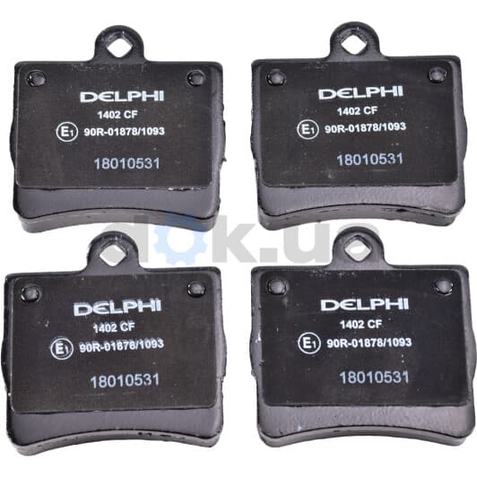 LP1402 Delphi Тормозные колодки