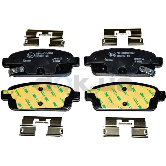 P 59 080 Brembo Тормозные колодки