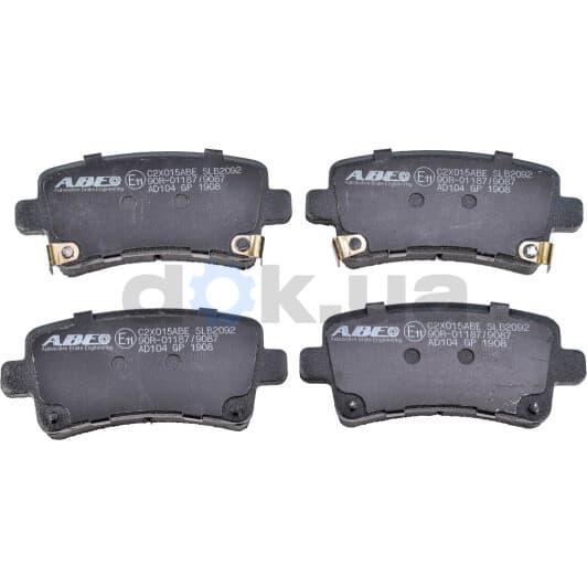 C2X015ABE ABE Гальмівні колодки