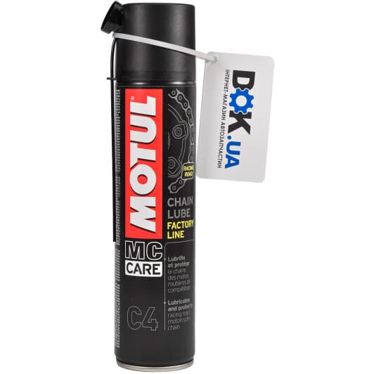 Motul MC Care C4 Chain Lube Factory Line смазка для цепей, 400 мл (815616)