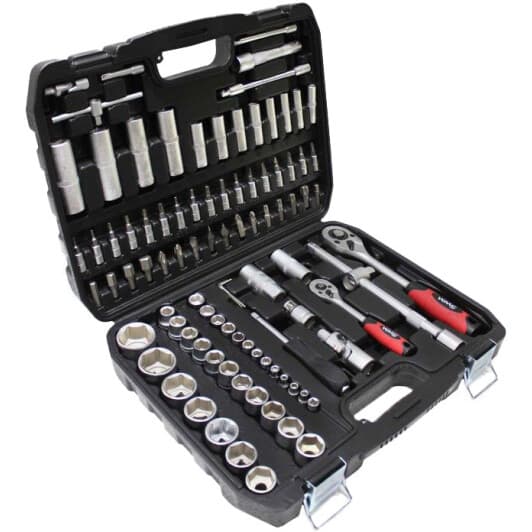 Набор торцевых головок и комплектующих WMC Tools 49415 1/2", 1/4" (94 пр.)