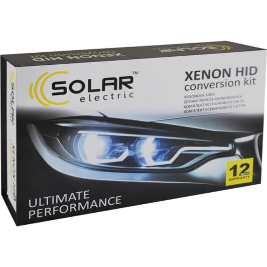 Автолампа Solar H3 PK22s 35 W прозрачная 4350