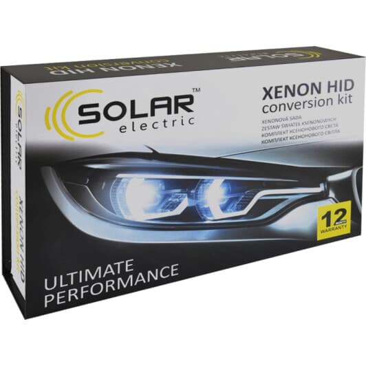 Автолампа Solar H4 P43t-38 35 W прозрачная 4443