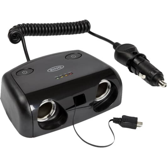 Розгалужувач прикурювача з USB Ring 2 в 1 + USB RMS14