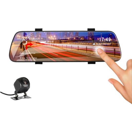 Видеорегистратор зеркало с антирадаром Aspiring Maxi 2
