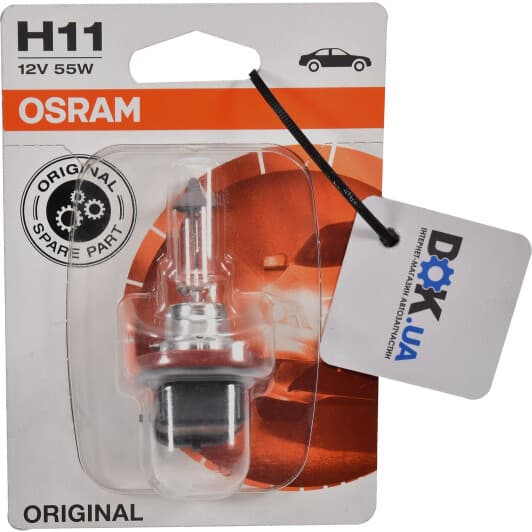 Автолампа Osram Original Line H11 PGJ19-2 55 W прозора 64211-01B