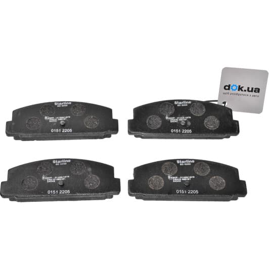 BDS262 Starline Тормозные колодки