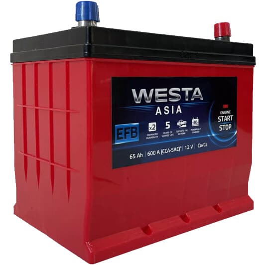 Аккумулятор Westa 6 CT-65-R Asia WAE650