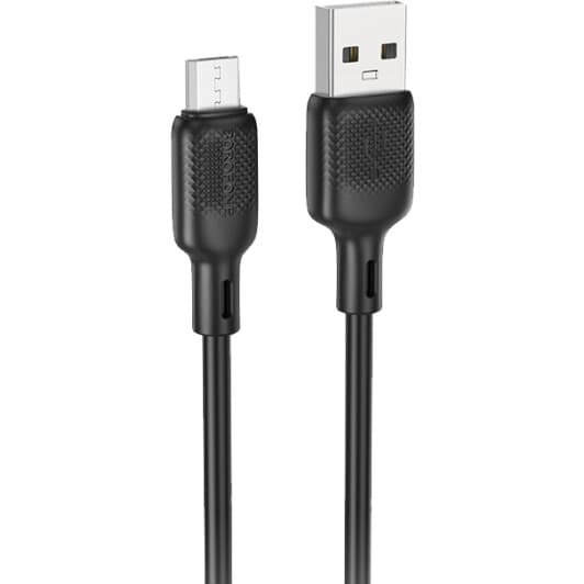 Кабель Borofone BX113 Lenny 6941991115547 Micro USB 3 м