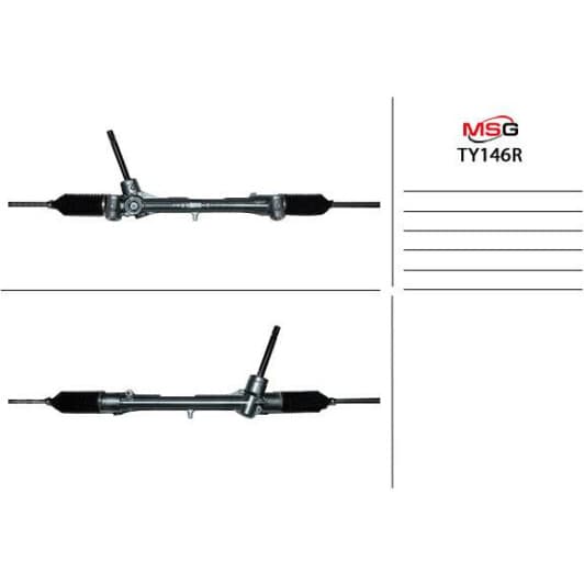 ty146r MSG (відновлення) Рулевая рейка для Toyota C-HR