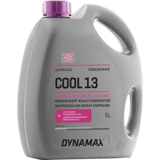 Dynamax Cool Ultra G13 розовый 5 л (502075) концентрат антифриза