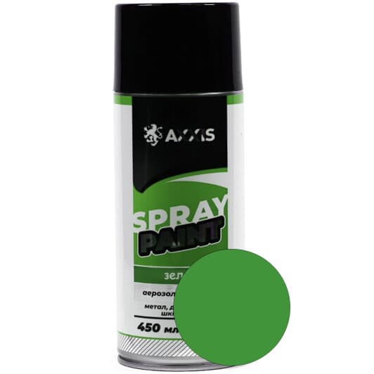 Аерозольна фарба Axxis Spray Paint зелена RAL 6029/6037 450 мл