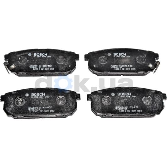 0 986 494 388 Bosch Тормозные колодки для Kia Sorento