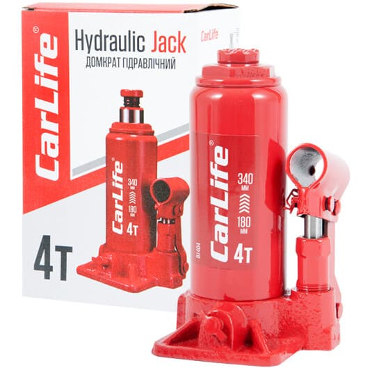 Домкрат Carlife бутылочный гидравлический 4 т bj404