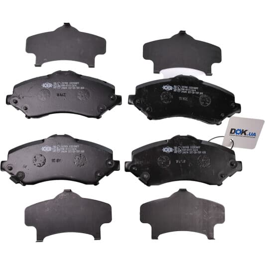 181908 Icer Гальмівні колодки