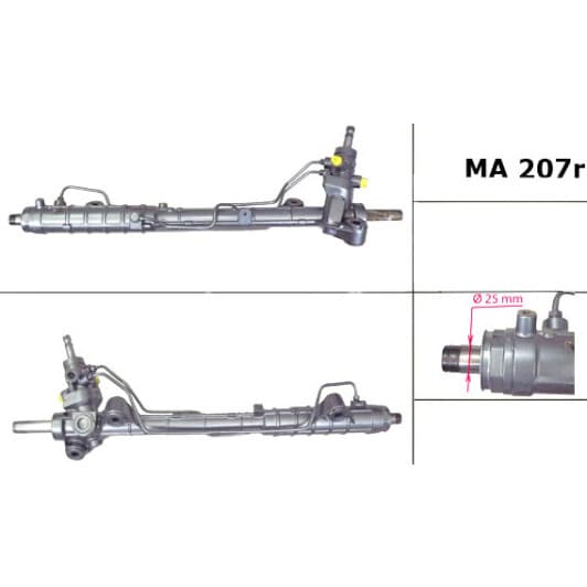 MA207R MSG Кермова рейка для Mazda 6