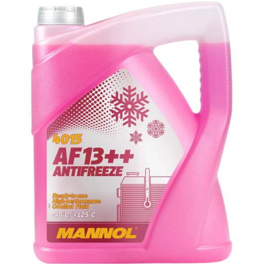 Mannol AF13++ High-performance G13 фиолетовый -40 °C, 5 л (MN4015-5) готовый антифриз