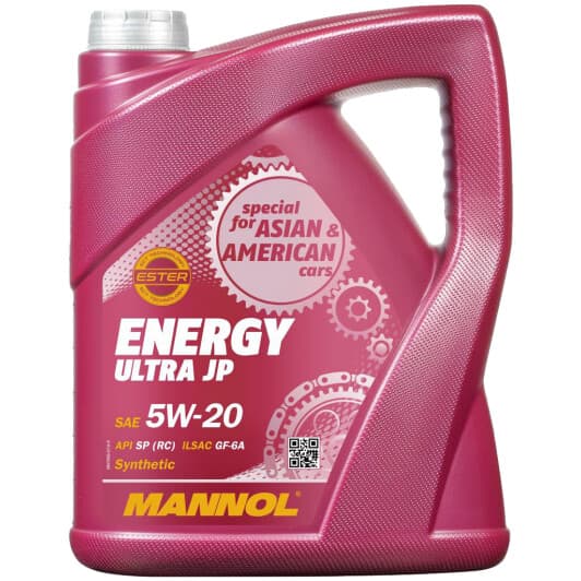 Mannol Energy Ultra JP 5W-20 (5 л) моторное масло